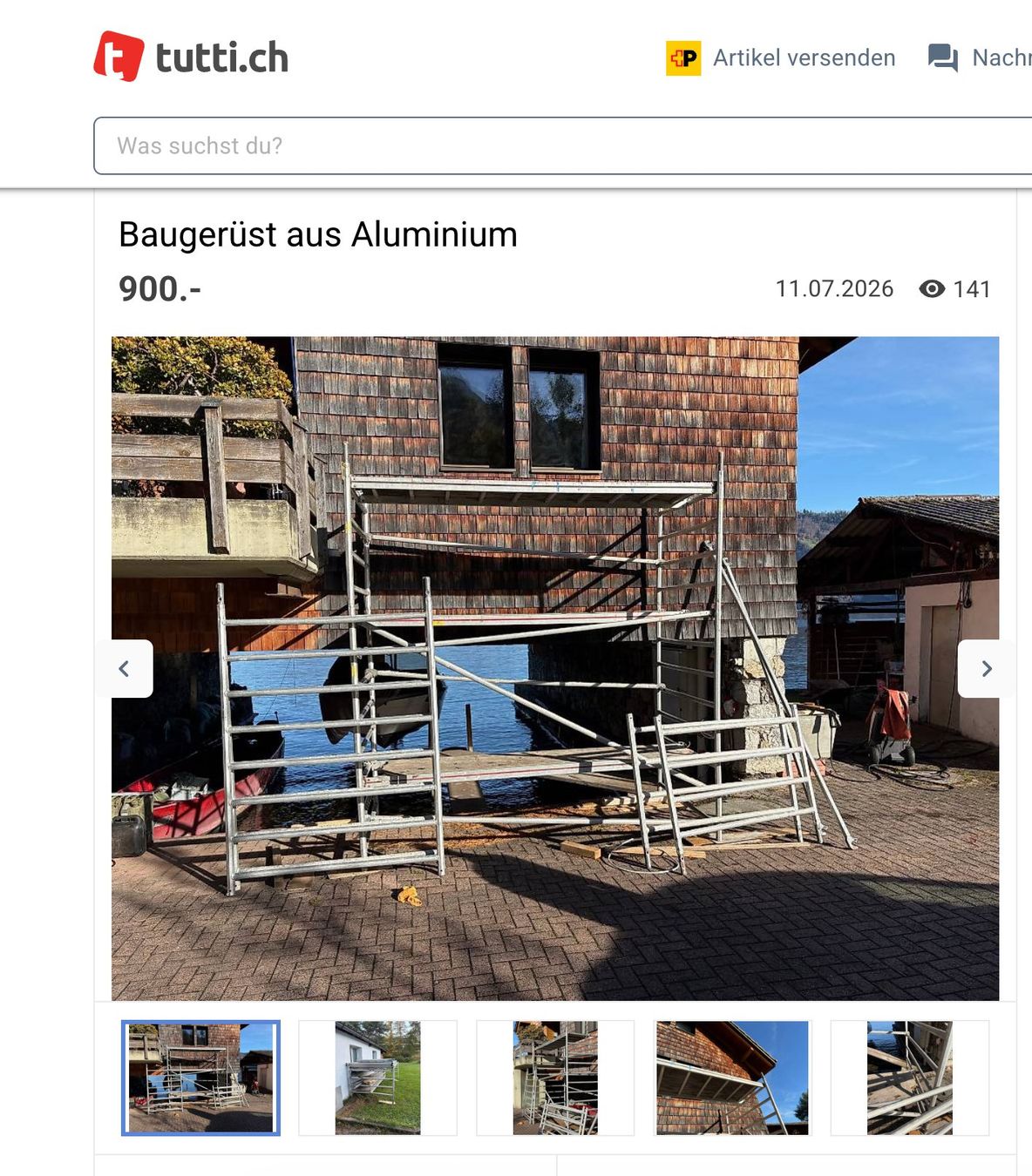 Ponteggi: Baugerüst Aluminiumgerüst – Usato da Hergiswil NW venduto da Mark997