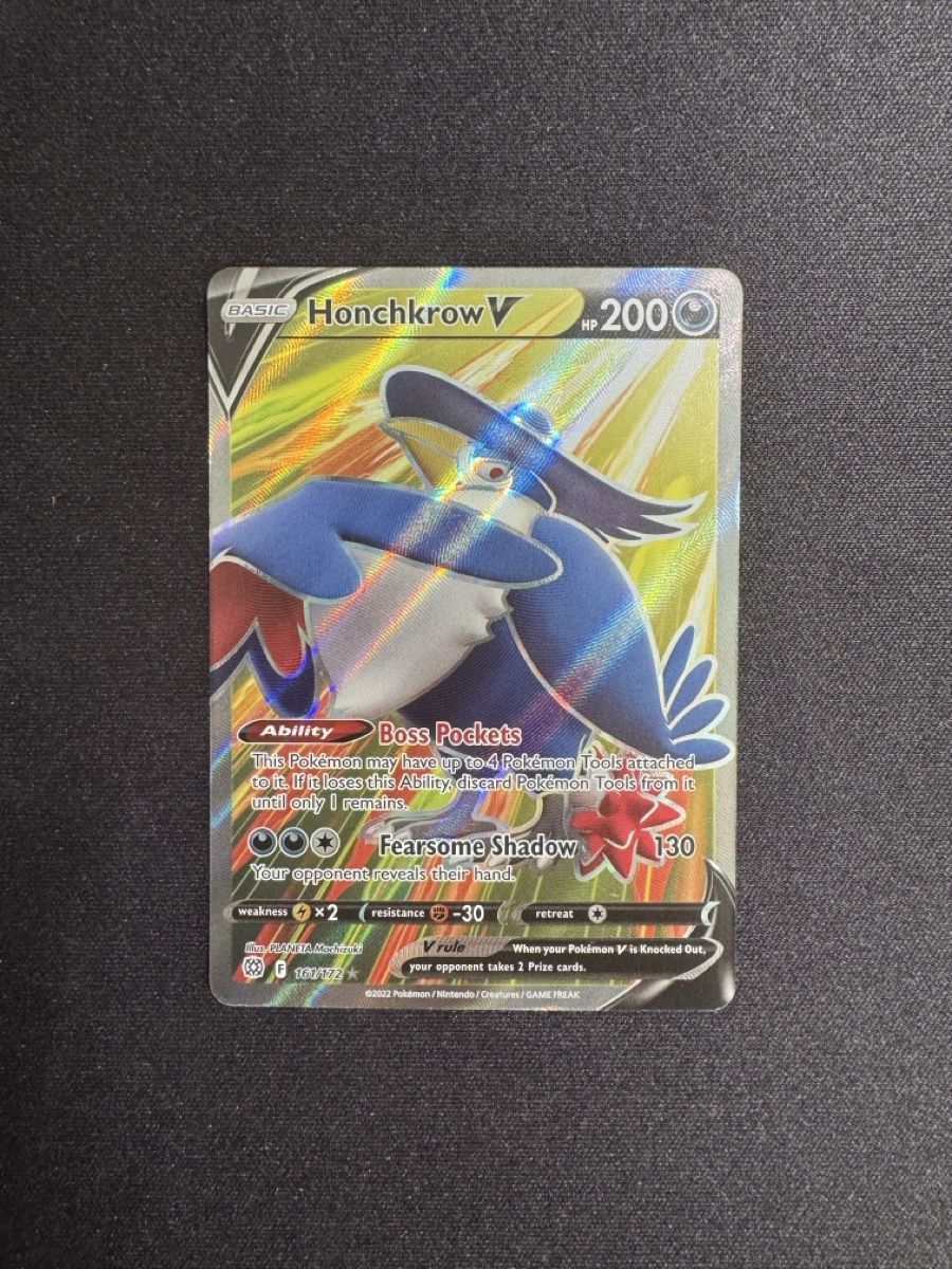 Pokémon Carte collezionabili: Honchkrow V EN - Near Mint – Nuovo (secondo la descrizione) da Horgen venduto da ric_tz6s