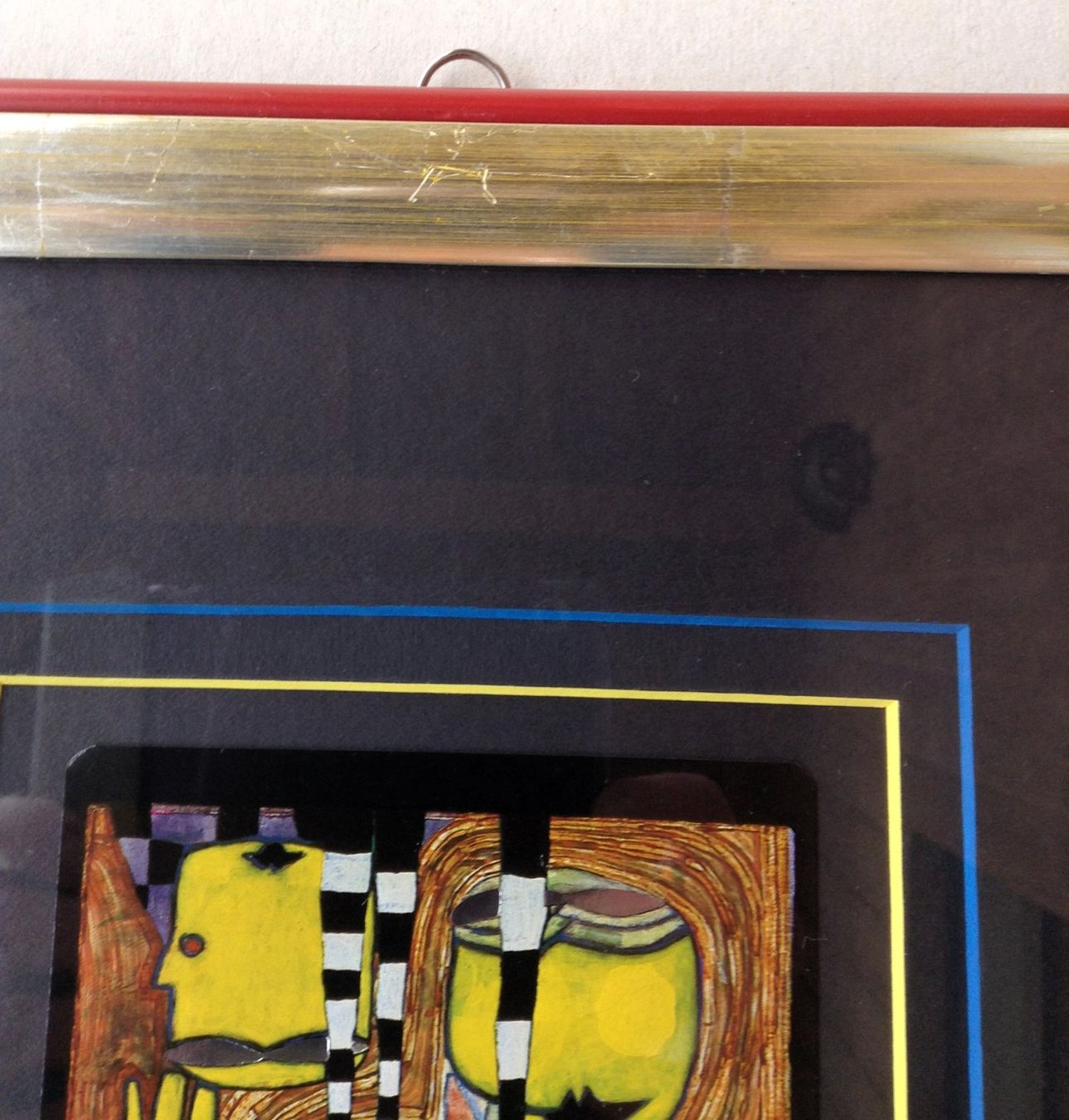 Poster & Bilder: Hundertwasser Friedensreich, Kunstdruck gerahmt – Gebraucht aus Alpnach Dorf von MZ001 2