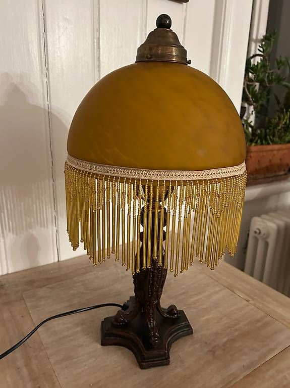 Lampade: Jugendstil Tischlampe UNIKAT – Usato da St. Gallen venduto da matasurf 1