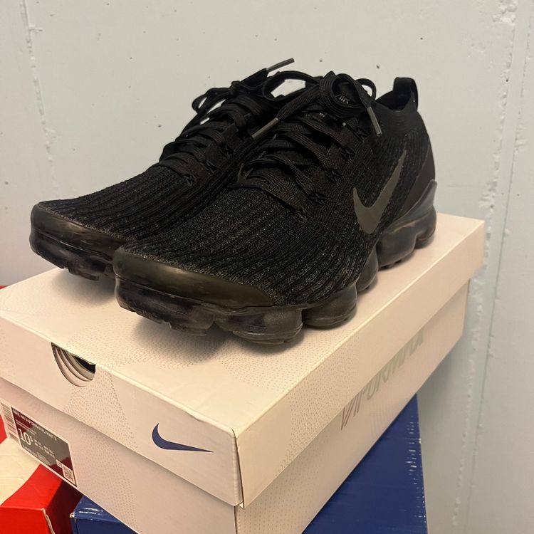 nike vapormax flyknit 3 all black