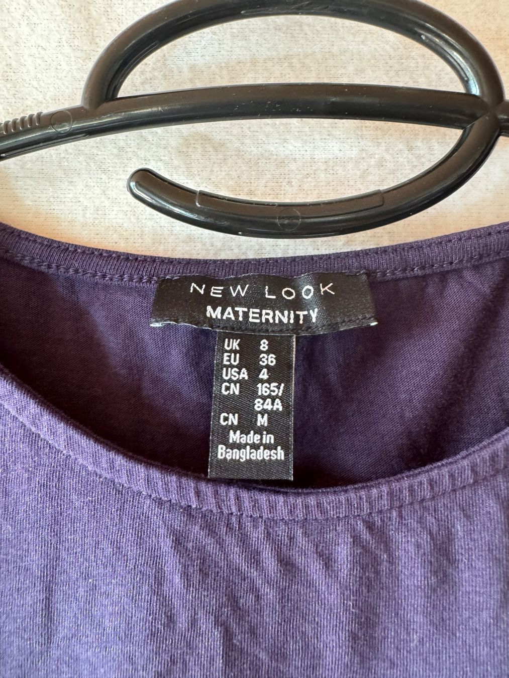 T-Shirts: Lila Basic Umstands Shirt Gr. 36 von New Look Maternity – Gebraucht aus Grosswangen von SALE_SALE_SALE 1