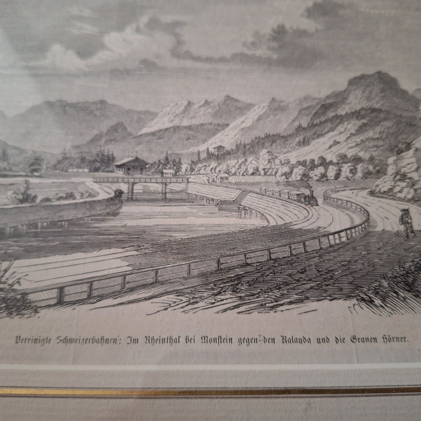 Poster & Bilder: Altes Bild, Vereinigte Schweizerbahnen – Gebraucht aus Winterthur von Goldpipau 3