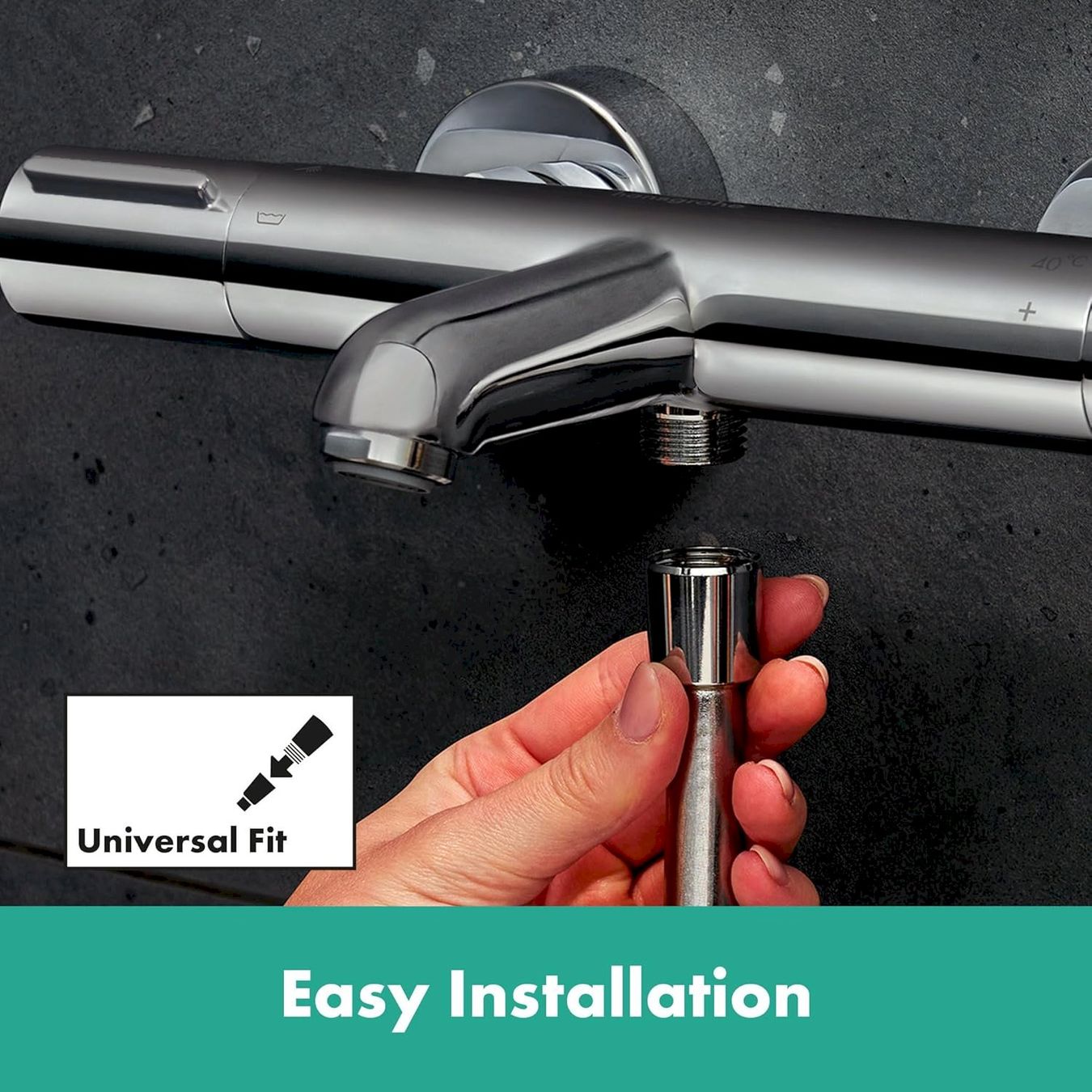Armaturen: Hansgrohe Ecostat Wannenthermostat – Neu und originalverpackt aus Bottighofen von zaap 7