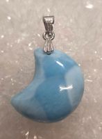 🌊 Larimar Mond 💙 Karibik Edelstein Anhänger A
