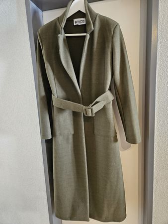 Damen Mantel New Collection oliv mit Gürtel guter Zustand
