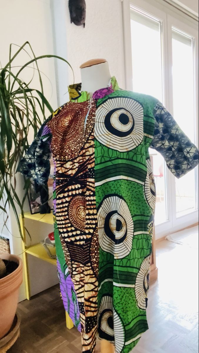 Tuniche: Tunique en Wax africain Taille 38 – Nuovo e nell'imballaggio originale da Moutier venduto da Happyvidedressing 3
