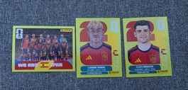 Panini Fussball Aufkleber Spanien WM 2026 ESP 13 15 19