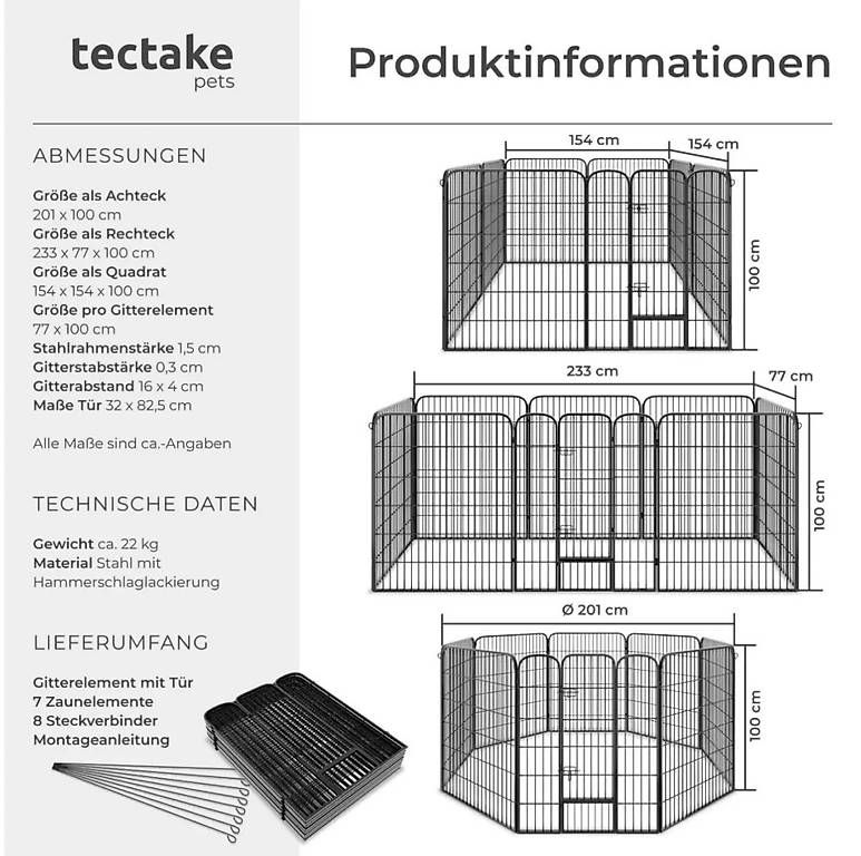 Gabbie, trasporto & Sicurezza: Welpenauslauf Tectake Lisa – Usato da Winterthur venduto da Venjof 4