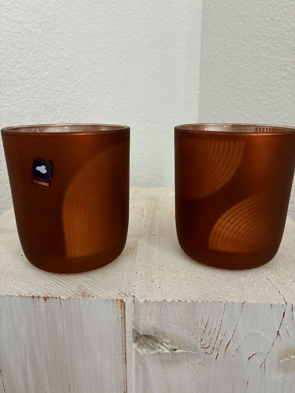 Kerzenständer: Glas- Windlicht im 2er Set von Leonardo 9cm – Neu (gemäss Beschreibung) aus Frick von sandra037 3