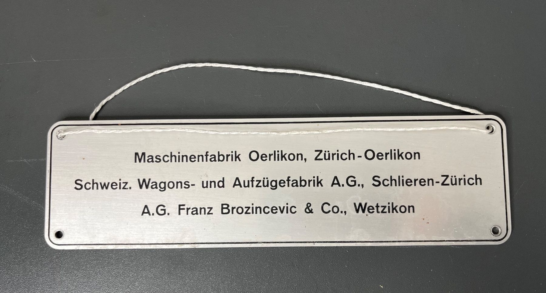 Insegne: Bahn- & Tram-Schilder Sammlung – Usato da Otelfingen venduto da Yossi-68 7