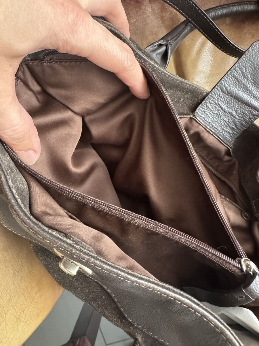 Taschen für Damen: Ledertasche Wildleder – Gebraucht aus Obfelden von cesarina10 2