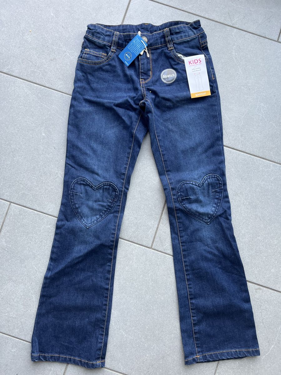 Pantaloni: Jeans mit Herzmotiv Stretch – Nuovo e nell'imballaggio originale da Goldau venduto da mar_spt6