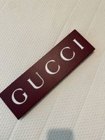 Gucci cravatta scatola vuota  originale bordeaux