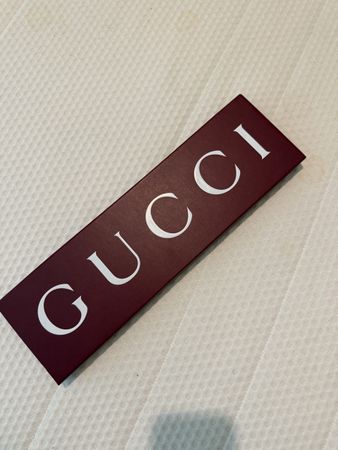 Gucci cravatta scatola vuota  originale bordeaux