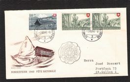 Bundesfeier 1948 , Pro Patria APZ , 1.Vlll.1948