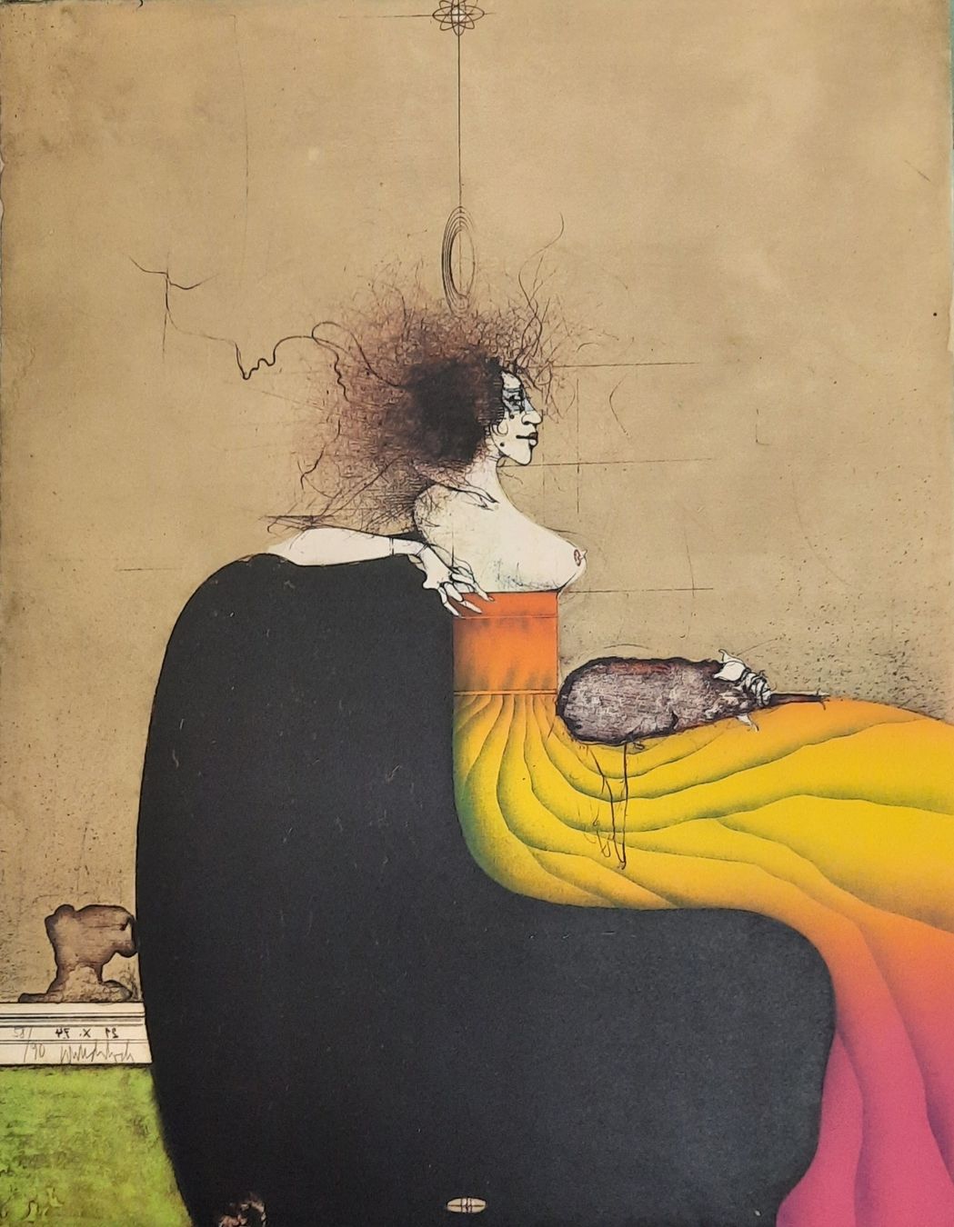 Grafica & Litografie: PAUL WUNDERLICH  1927 - 2010 – Usato da Genève venduto da Enigme8