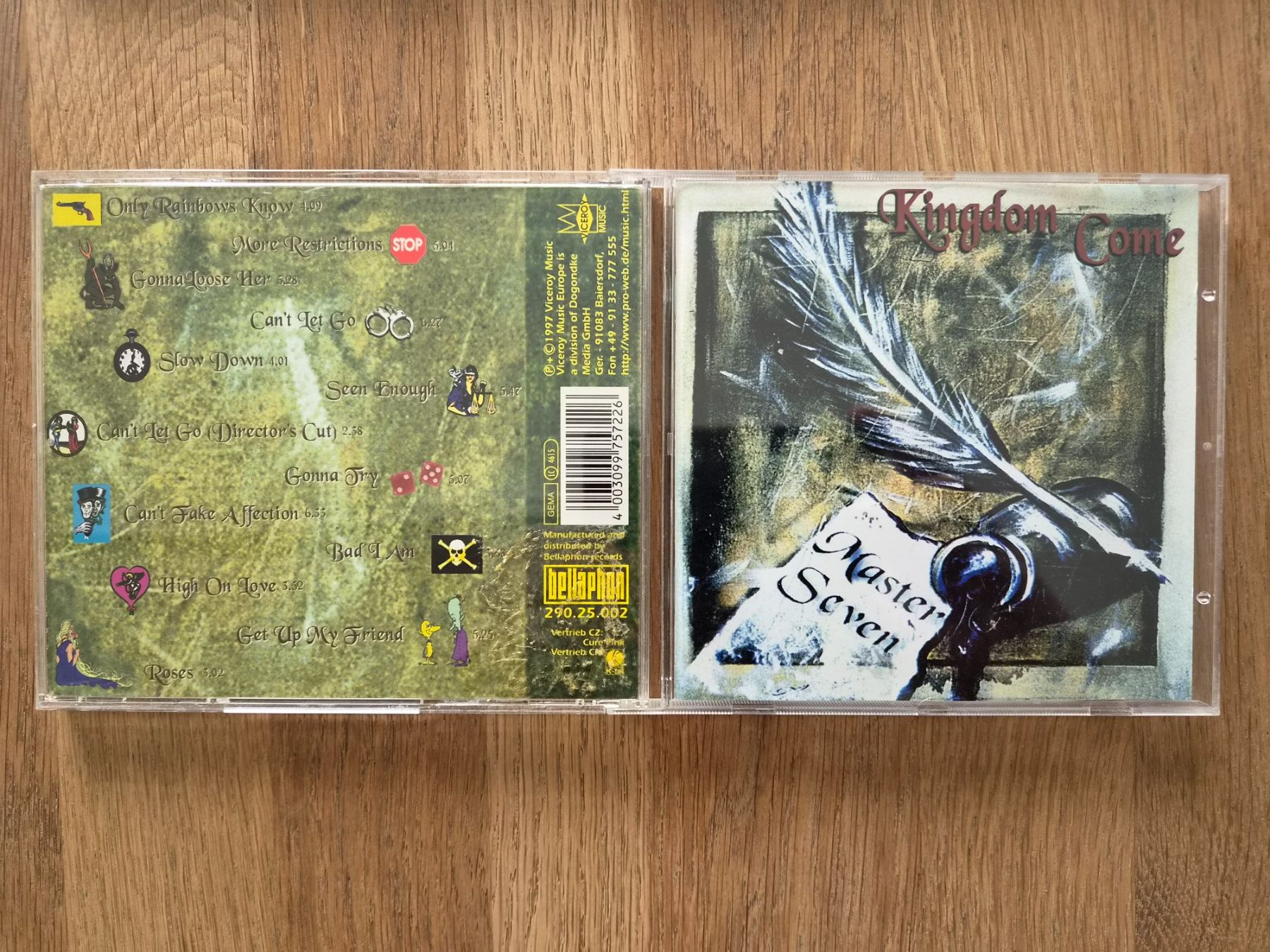 CDs: CD Kingdom Come - Master Seven, 1997 – D'occasion à Nebikon par Harley-Davidson01