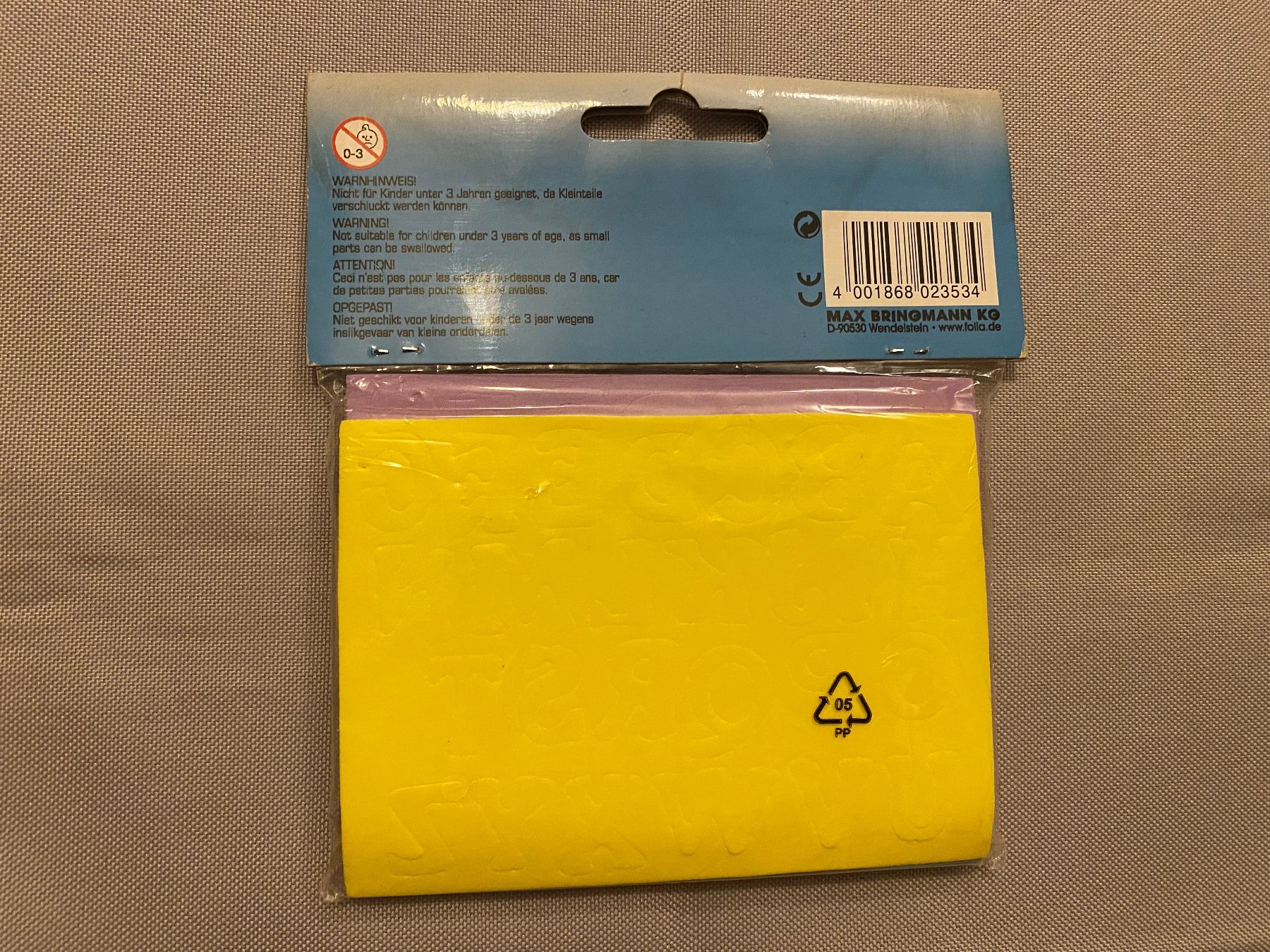 Kit bricolage: Moosgummi Stanzteile Buchstaben Basteln Farbig NEU – Nuovo e nell'imballaggio originale da Basel venduto da him_5r5n 3