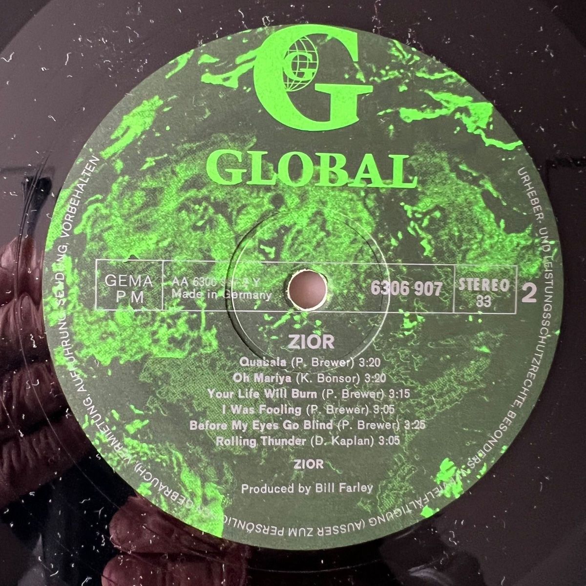 Schallplatten: Zior - Same / 1. D-Press. 1971 - Nice Copy – Gebraucht aus Gais von soundcave57 5