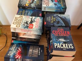65 Clive-Cussler Taschenbücher