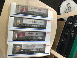 Märklin H0  - 4x Schwerlastwagen Wagenset- TOP!