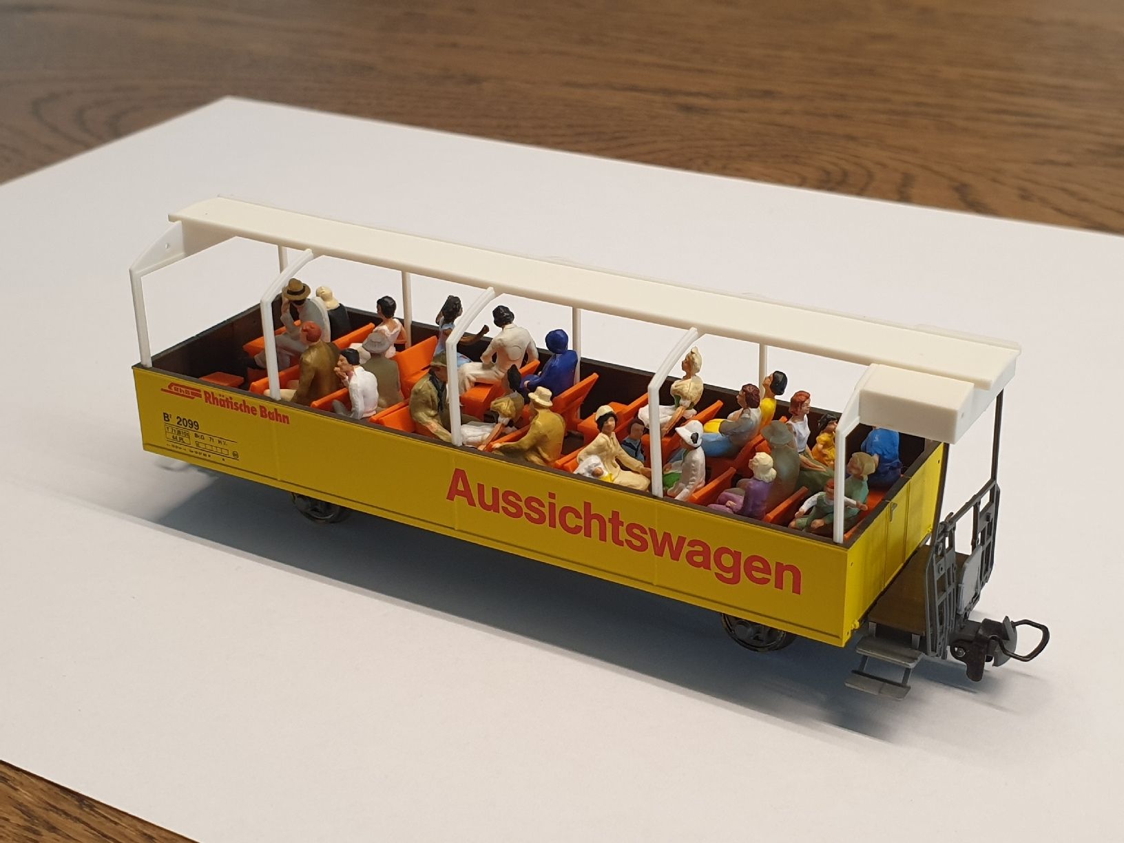 Bemo Modellini di ferrovie: offener Aussichtswagen B2 2099 Bemo – Usato da Wil SG venduto da bue_ff6k 2
