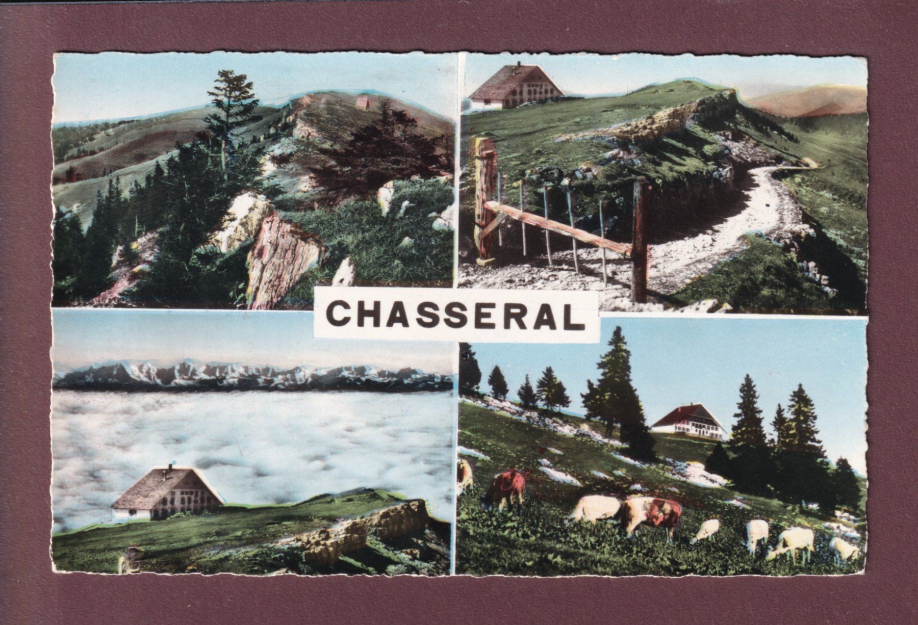 Cartes postales: CHASSERAL - 4 images – D'occasion à Pully par nicecards