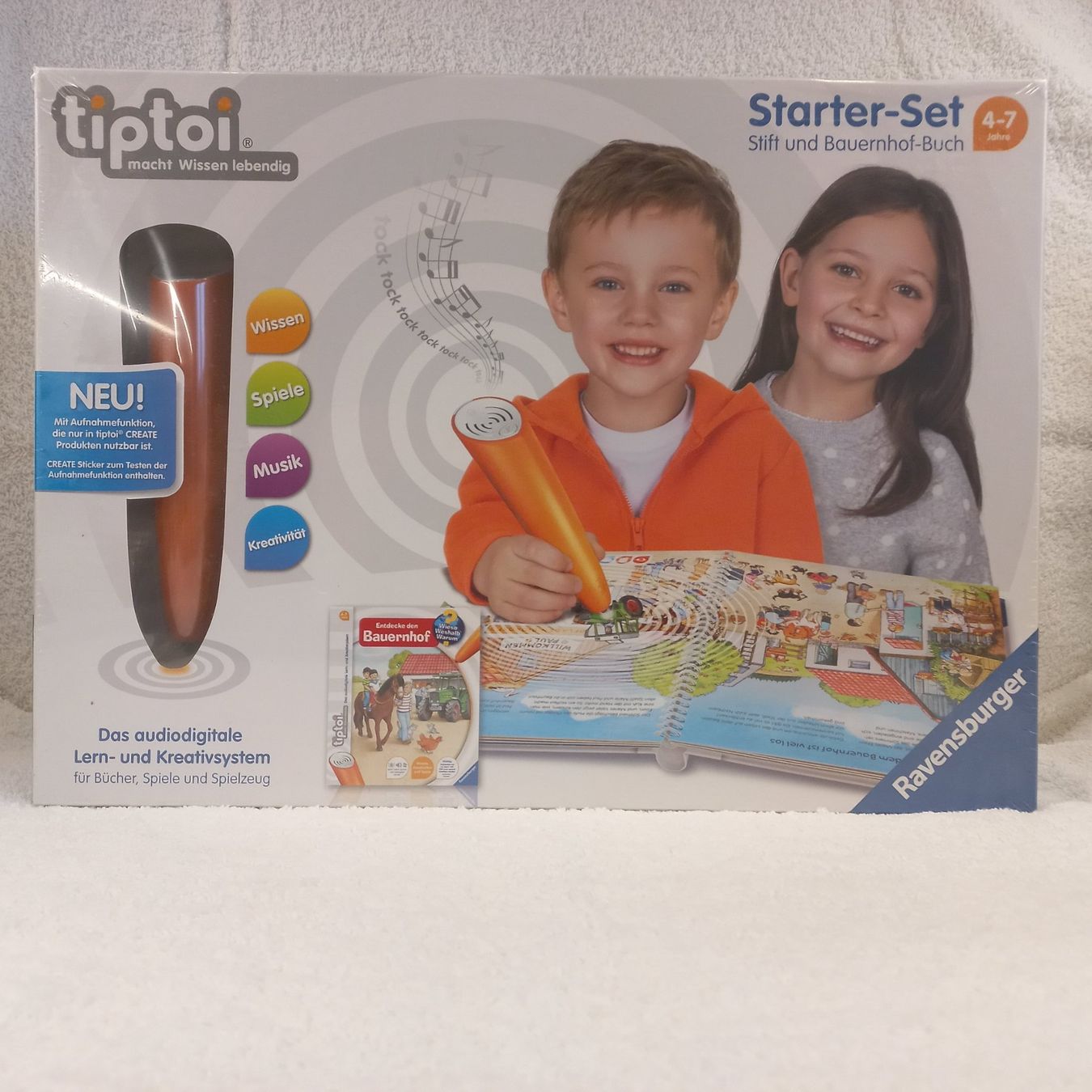 Ravensburger Spiele: tiptoi Starter-Set Bauernhof mit Stift – Neu und originalverpackt aus Auenstein von Anmies