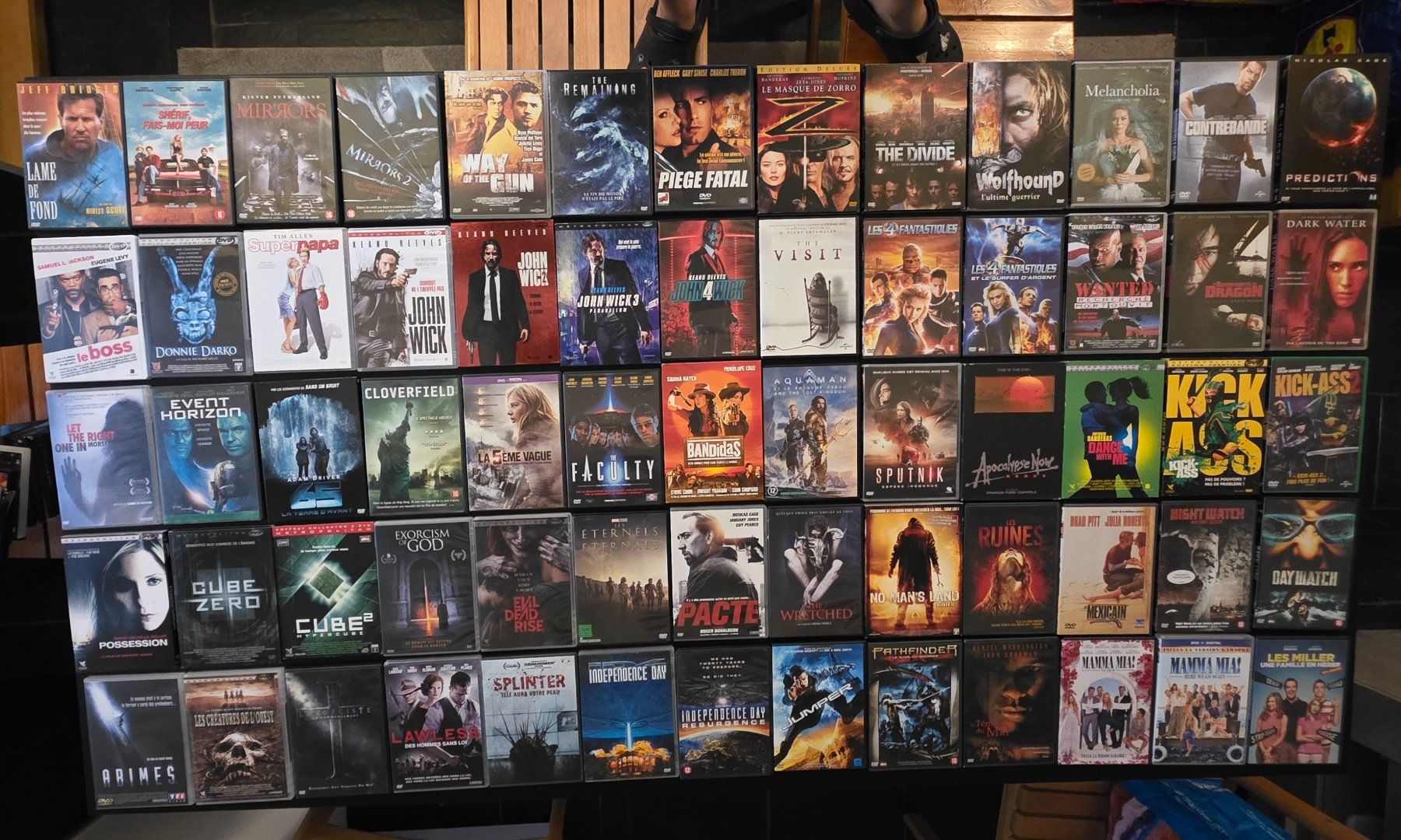 Alle DVDs: Lot de 737 DVDs + 16 BLU RAYs – Gebraucht aus Cheyres von Saby20 8