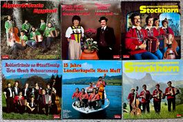 6 LPs: SCHWEIZER LÄNDLER DIVERSE STOCKHORN 2x TRIO OESCH