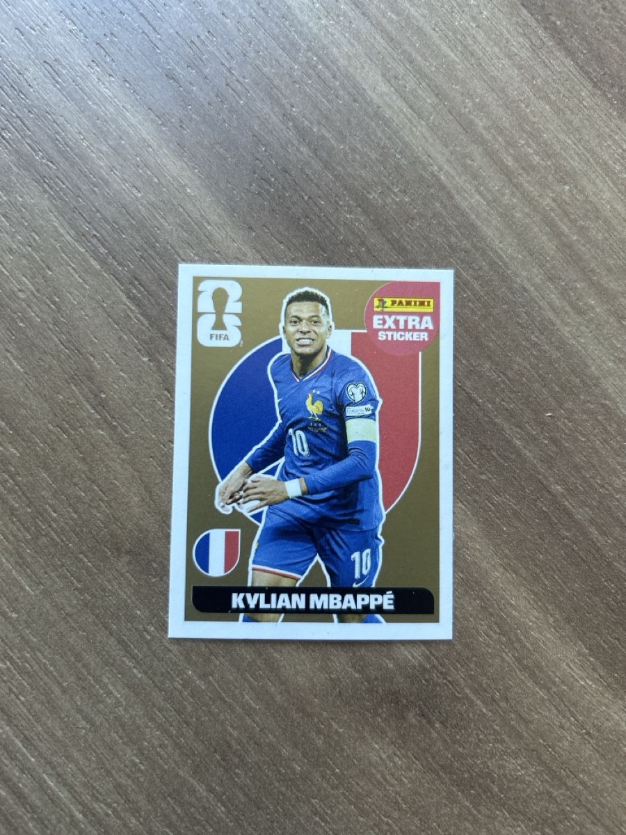 Panini Carte collezionabili: Panini Extra Sticker Kylian Mbappé GOLD – Nuovo (secondo la descrizione) da Meilen venduto da sve_7kyn