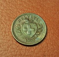 Schweizer Münze 1 Rappen 1903 seltenes Fundstück