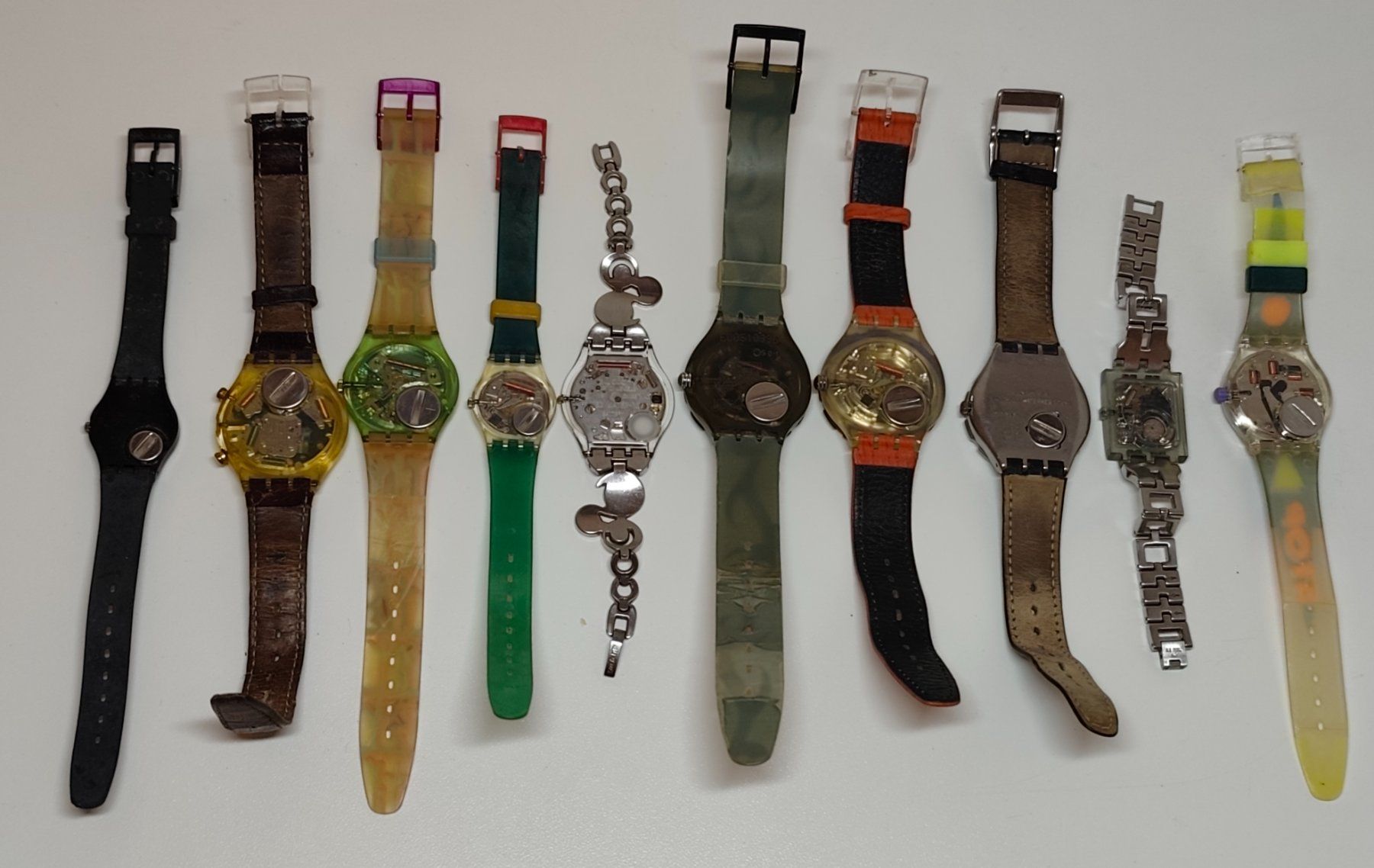 Swatch Orologi: Uhren Lot 10 Swatch Uhren – Difettoso da Eschenbach SG venduto da Piratenschatz 3