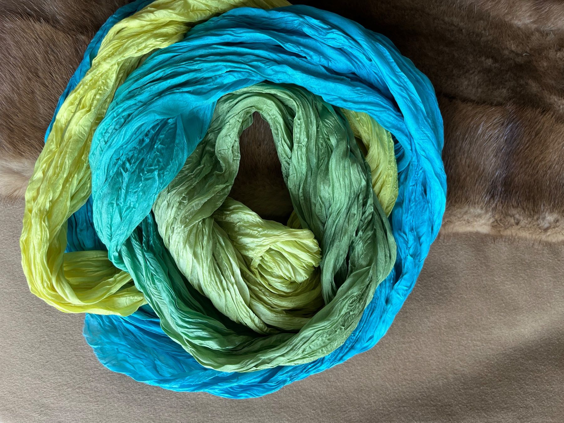 Foulard & Sciarpe: Sciarpa plisse seta – Usato da Locarno venduto da cichita 1