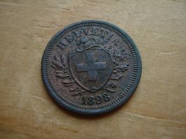 (W5) 1 Rappen 1898