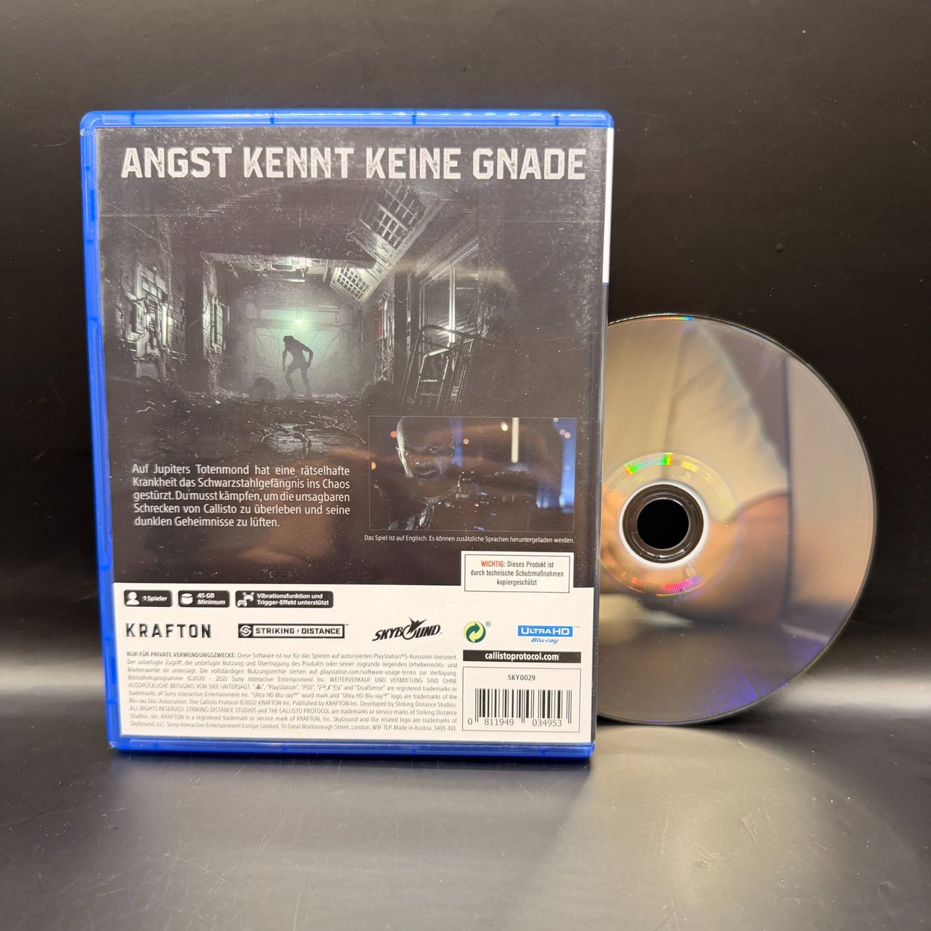 Sony Spiele: PS5 Spiel The Callisto Protocol – Gebraucht aus Düdingen von Nerdworld 1