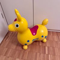 Gelbes Hüpfpferd "Rody" - Ideal für kleine Reiter!