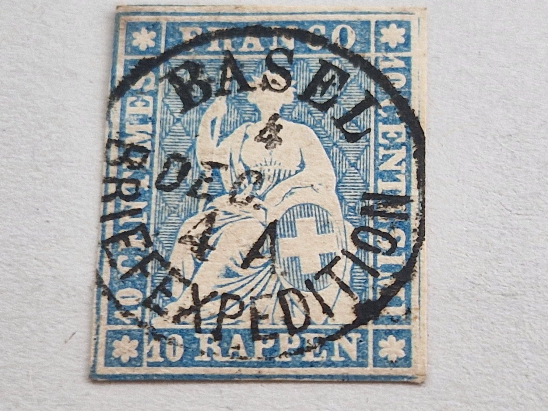 Tutti i francobolli: Strubel 23Cc, signiert, ab 1.- – Usato da Burgdorf venduto da Glossy01