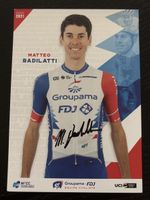 Autogrammkarte Matteo Badilatti, Radsport, Rarität!