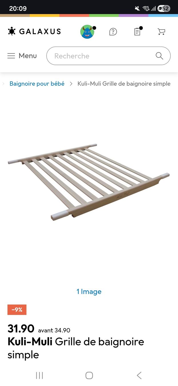 Vasche da bagno: Support de baignoire Kuli Muli en bois. – Nuovo (secondo la descrizione) da Trey venduto da Dni4995