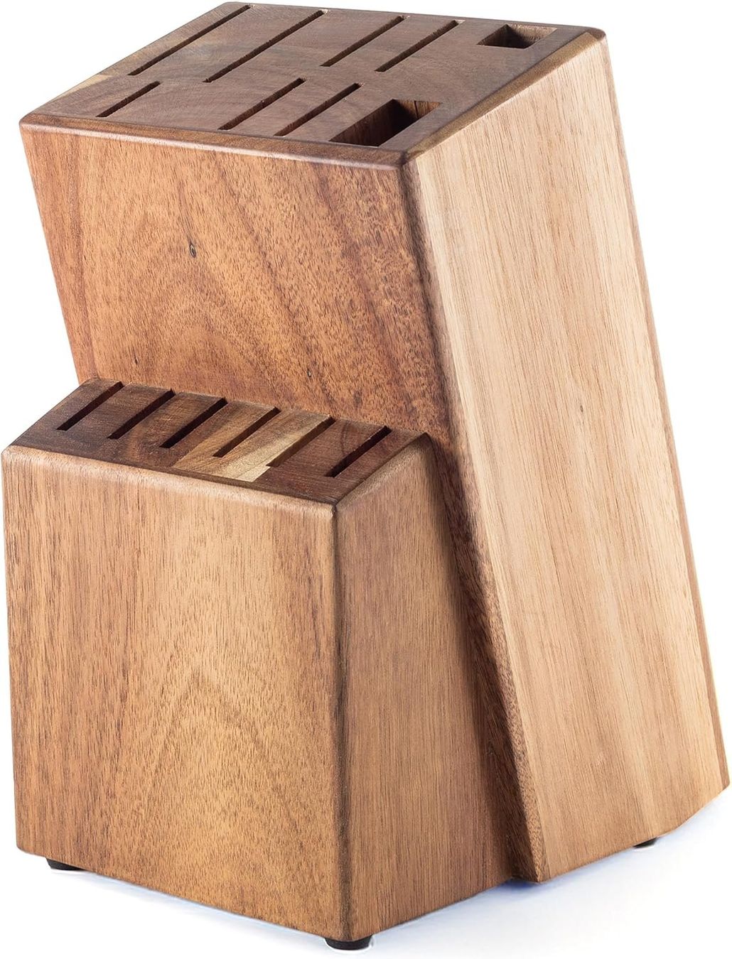 Holzartikel: Messerblock Akazienholz Universal 15 Messer Ohne Messer – Neu und originalverpackt aus Hallau von Sale50OFF