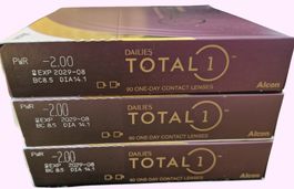 DAILIES TOTAL 1 Kontaktlinsen -2.00 3x90 Stk. neu