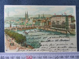 BASEL 1902 HOTEL DES TROIS ROIS AM RHEIN AK-BS