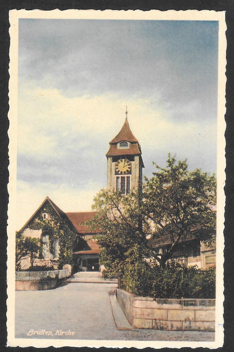 Cartoline postali: Brütten Kirche – Usato da Olten venduto da clotaldi
