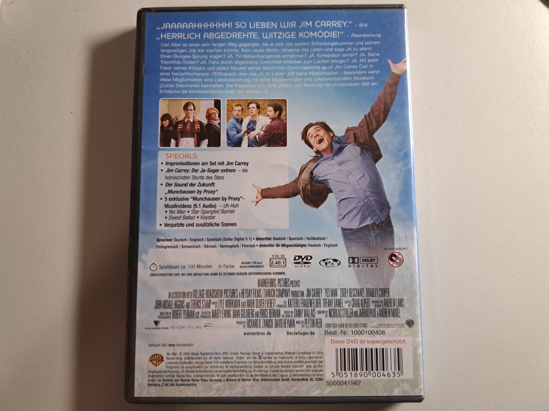 Tutti i DVDs: DER JA-SAGER - Jim Carrey – Usato da Wichtrach venduto da LuckyLuke69 1