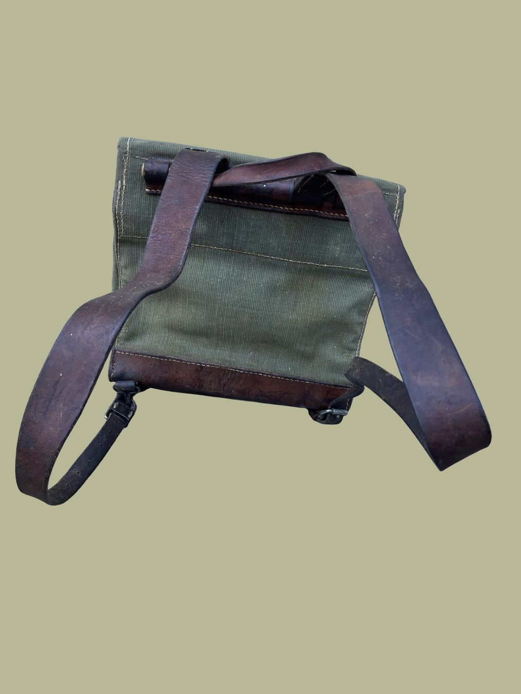 Schweizer Armee Zaini: Sac à Dos Munitions Armée Suisse 1940 WW2 – Usato da Bellevue venduto da Belafer 2