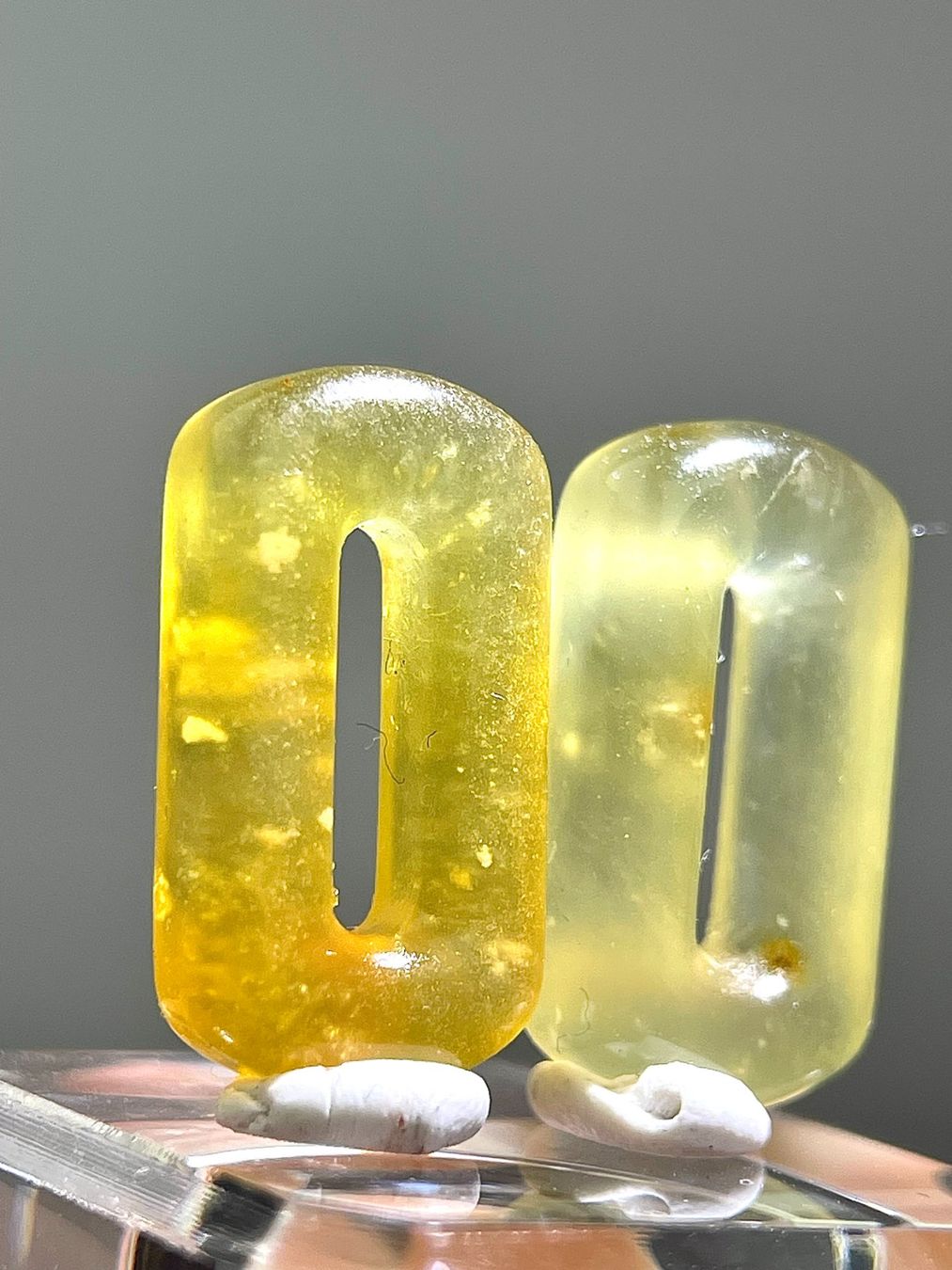 Ciondoli: Echte chinesische -Jade  Pi-Scheibe Set Ca.2cm – Nuovo (secondo la descrizione) da Schiers venduto da sisikristall 3