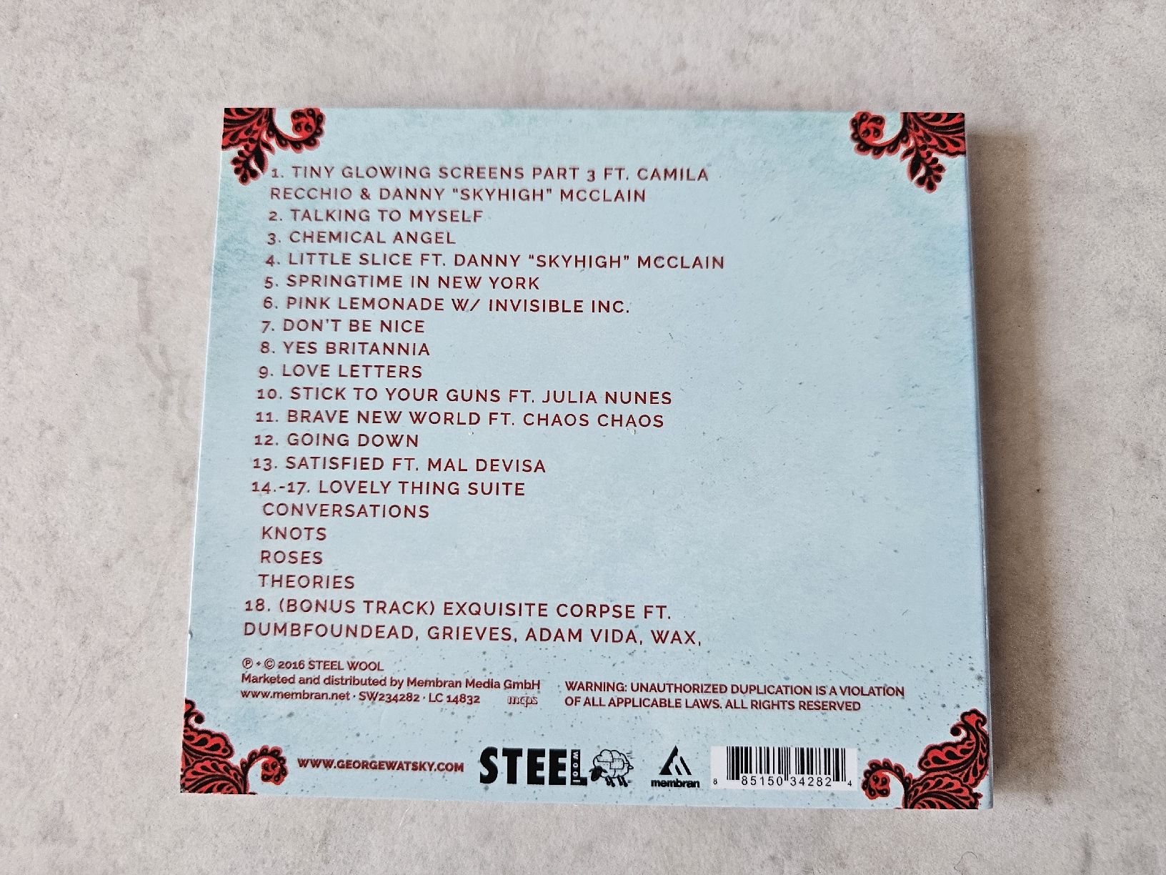 CDs: Watsky  -  Infinity – Gebraucht aus Schneisingen von backstore24 1