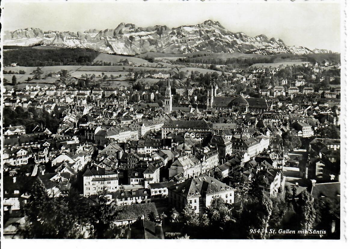 Ansichtskarten: St.Gallen – Gebraucht aus Hochdorf von Ziegel-16